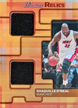 2007-08 Bowman - Relics Dual Bronze #BR-SO Shaquille O'Neal Front