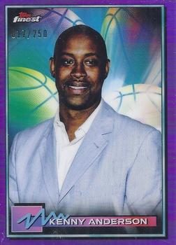 2021 Topps Finest - Purple #17 Kenny Anderson Front