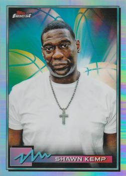 2021 Topps Finest - Refractor #40 Shawn Kemp Front