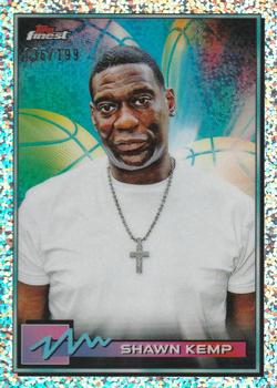 2021 Topps Finest - Speckle #40 Shawn Kemp Front