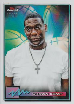 2021 Topps Finest - White #40 Shawn Kemp Front