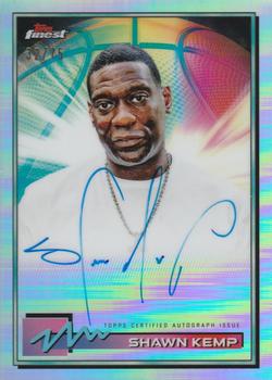 2021 Topps Finest - Autographs Refractor #FA-SK Shawn Kemp Front