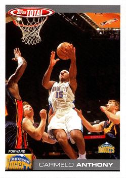 2004-05 Topps Total #6 Carmelo Anthony Front