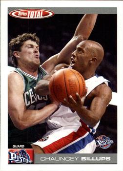 2004-05 Topps Total #7 Chauncey Billups Front