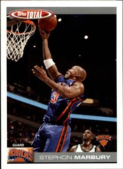 2004-05 Topps Total #18 Stephon Marbury Front