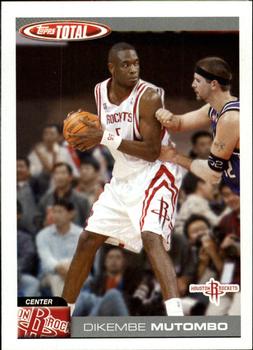 2004-05 Topps Total #116 Dikembe Mutombo Front