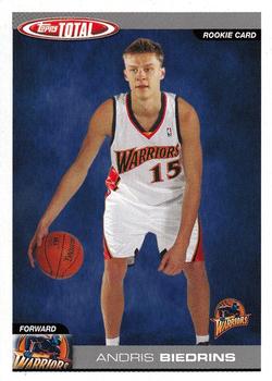 2004-05 Topps Total #355 Andris Biedrins Front