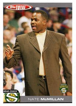 2004-05 Topps Total #413 Nate Mcmillan Front