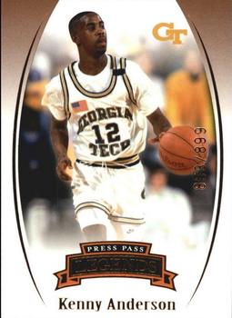 2007-08 Press Pass Legends - Bronze #28 Kenny Anderson Front