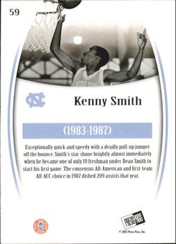 2007-08 Press Pass Legends - Silver #59 Kenny Smith Back
