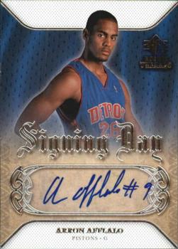 2007-08 SP Rookie Threads - Signing Day #SD-AA Arron Afflalo Front