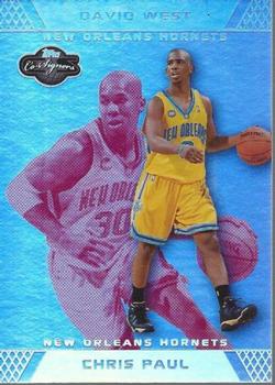 2007-08 Topps Co-Signers - Silver Red Foil #14 Chris Paul / David West Front
