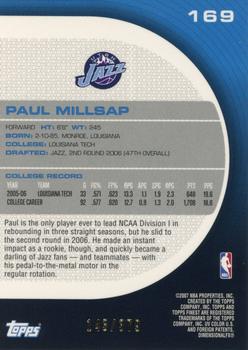 2005-06 Finest #169 Paul Millsap Back