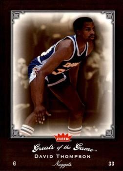 2005-06 Fleer Greats of the Game #36 David Thompson Front