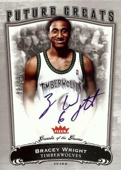 2005-06 Fleer Greats of the Game #108 Bracey Wright Front