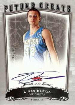 2005-06 Fleer Greats of the Game #132 Linas Kleiza Front