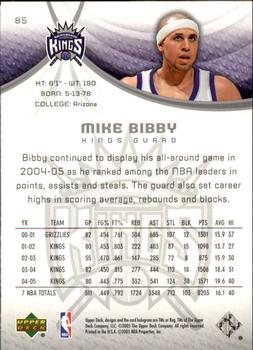 2005-06 SP Game Used #85 Mike Bibby Back