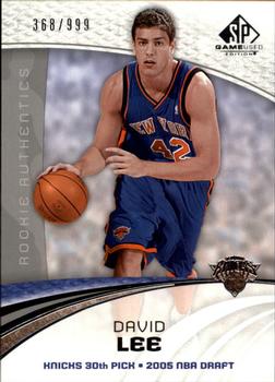 2005-06 SP Game Used #103 David Lee Front