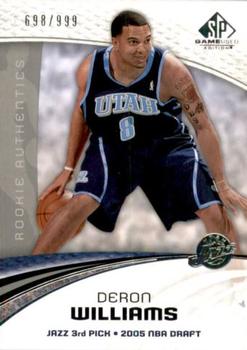 2005-06 SP Game Used #145 Deron Williams Front