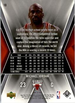 2005-06 SPx #10 Michael Jordan Back