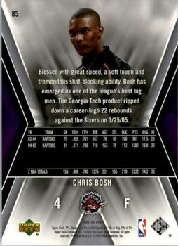 2005-06 SPx #85 Chris Bosh Back