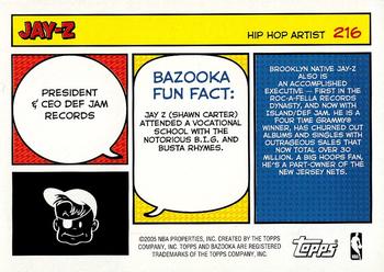 2005-06 Bazooka #216 Jay-Z Back