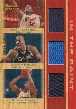 2007-08 Topps Trademark Moves - Triple Relics Red #TTR-OHA Shaquille O'Neal / Dwight Howard / Gilbert Arenas Front