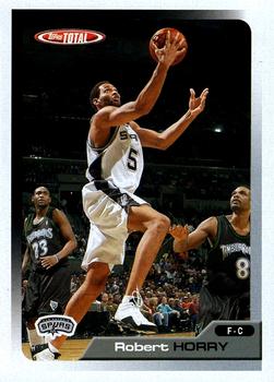 2005-06 Topps Total #68 Robert Horry Front