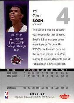 2005-06 Hoops #128 Chris Bosh Back