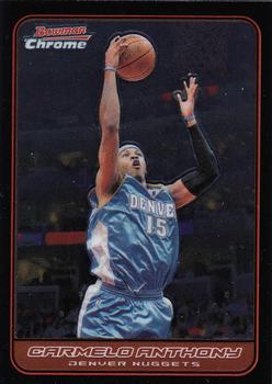 2006-07 Bowman Chrome #11 Carmelo Anthony Front
