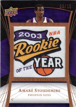 2007-08 Upper Deck Premier - Stitchings Patches Alternate Copper #PS-AS Amare Stoudemire Front