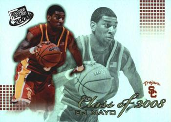 2008 Press Pass - Class of 2008 #CL-2 O.J. Mayo Front