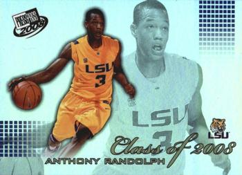 2008 Press Pass - Class of 2008 #CL-3 Anthony Randolph Front