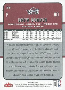 2006-07 Fleer #28 Drew Gooden Back