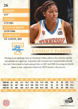 2008 Press Pass - Reflectors #26 Candace Parker Back