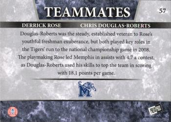2008 Press Pass - Reflectors #57 Derrick Rose / Chris Douglas-Roberts Back