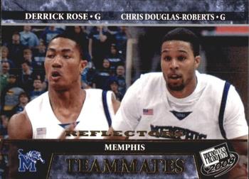 2008 Press Pass - Reflectors #57 Derrick Rose / Chris Douglas-Roberts Front