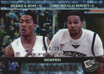 2008 Press Pass - Reflectors Holofoil #57 Derrick Rose / Chris Douglas-Roberts Front