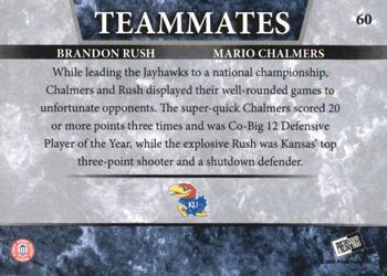 2008 Press Pass - Reflectors Proofs #60 Brandon Rush / Mario Chalmers Back