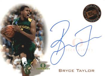 2008 Press Pass - Signings Bronze #PPS-BT Bryce Taylor Front
