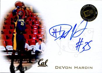 2008 Press Pass - Signings Gold #PPS-DH DeVon Hardin Front