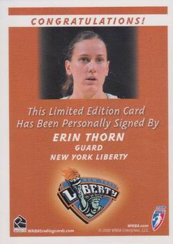 2008 Rittenhouse WNBA - Autographs #NNO Erin Thorn Back