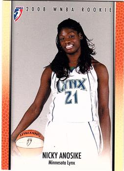 2008 Rittenhouse WNBA - Rookies #R16 Nicky Anosike Front