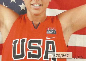 2008 Rittenhouse WNBA - Women's National Team #USAB5 Katie Smith / Jessica Davenport / Katie Douglas Back