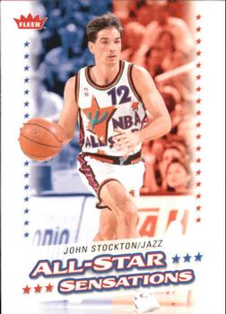 2008-09 Fleer - All-Star Sensations #AS-9 John Stockton Front