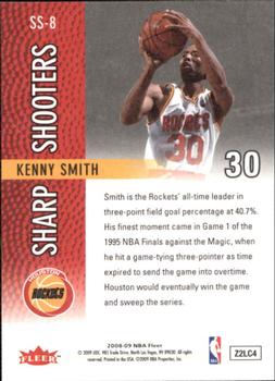 2008-09 Fleer - Sharp Shooters #SS-8 Kenny Smith Back