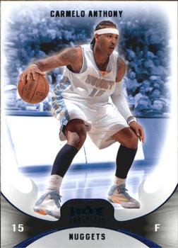 2008-09 Fleer Hot Prospects - Blue #3 Carmelo Anthony Front