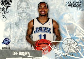 2006-07 Topps Luxury Box #63 Dee Brown Front