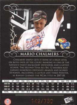 2008-09 Press Pass Legends - Bronze #11 Mario Chalmers Back