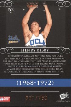 2008-09 Press Pass Legends - Bronze #62 Henry Bibby Back